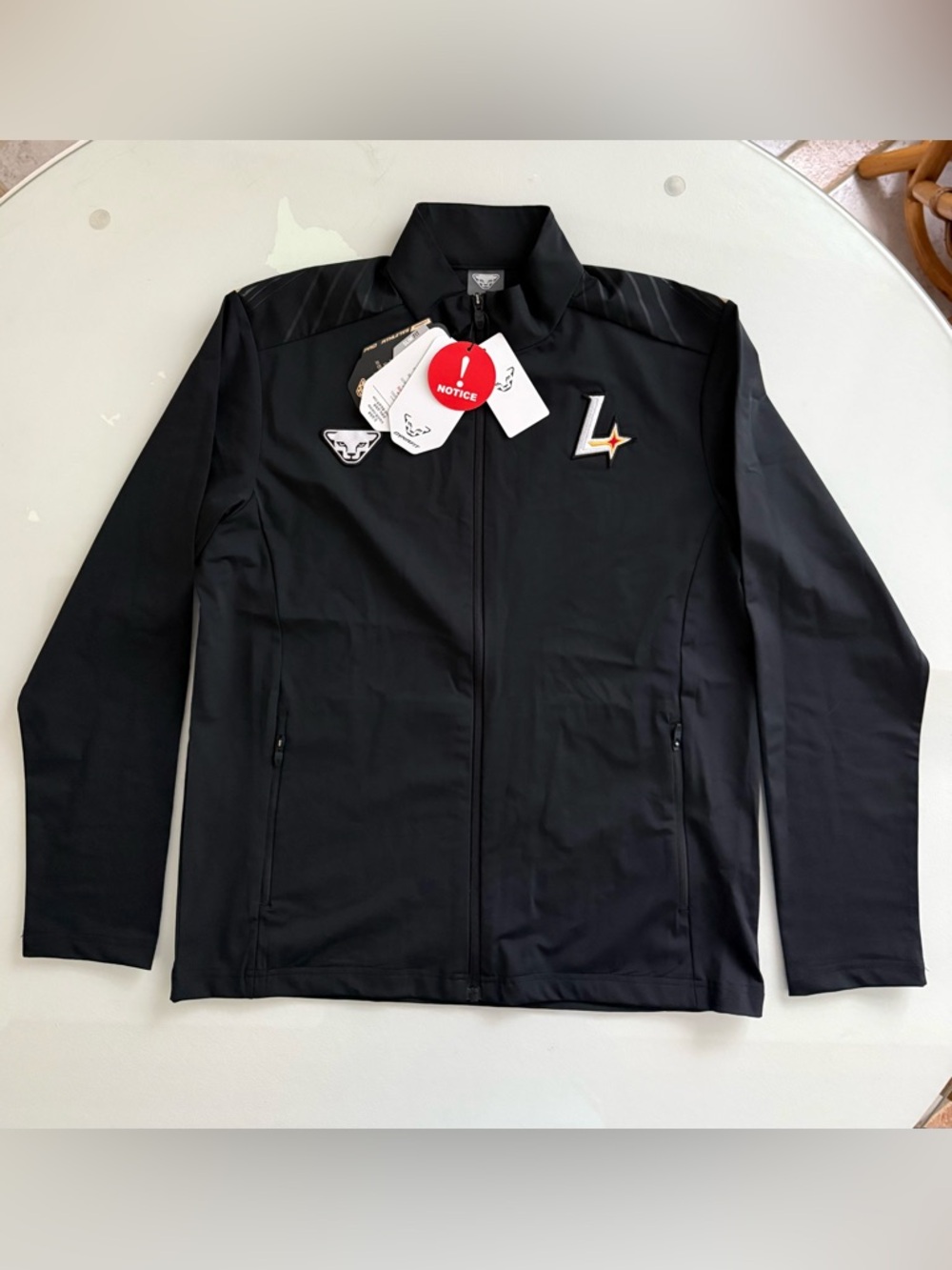 Dynafit SSG Landers Jacket Mens XL 105 Black Full Zip Trail Running Training NWT